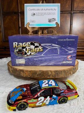 Vintage Jeff Gordon #24 Foundation Sesame Street II 2003 Monte Carlo 1:24 Car